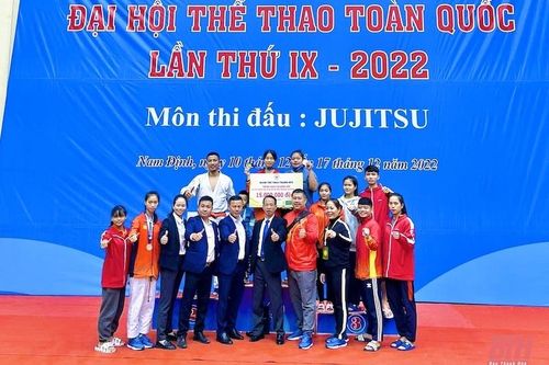 Jujitsu Thanh Hóa thắng lớn khi tham gia kỳ Đại hội Thể thao toàn quốc đầu tiên