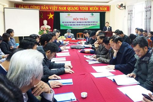 Bàn giải pháp tăng cường quản lý các công trình cấp nước sạch
