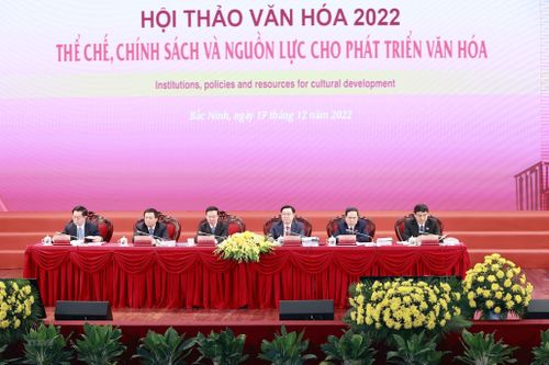 Chủ tịch Quốc hội chủ trì phiên toàn thể hội thảo Văn hóa 2022