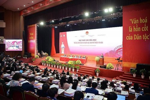 Khai mạc Hội thảo Văn hóa 2022 'Thể chế, chính sách và nguồn lực cho phát triển văn hóa'