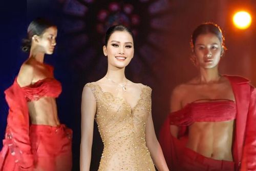 Top 5 Hoa hậu Hoàn vũ Việt Nam - Hương Ly lộ múi 'cuồn cuộn', fan nghi vấn: Nhìn giống phẫu thuật quá