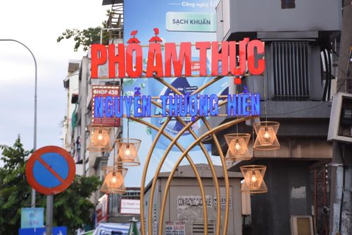 Phố ẩm thực Nguyễn Thượng Hiền ở TP.HCM trước ngày hoạt động