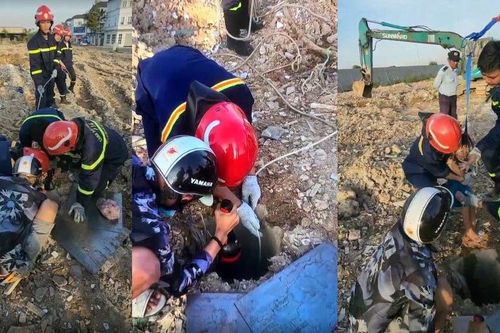 Cứu thành công bé gái 5 tuổi rơi xuống hố cọc ép bêtông sâu 15m ở Đồng Nai
