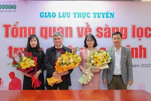 Giao lưu trực tuyến: 'Tổng quan về sàng lọc trước sinh và sơ sinh'