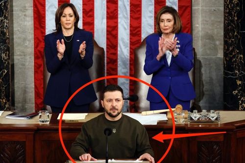 Cháy hàng mẫu áo len ông Zelensky mặc khi phát biểu trước Quốc hội Mỹ