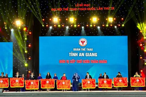 Kết thúc Đại hội Thể thao toàn quốc lần thứ IX/2022, thể thao An Giang đoạt hạng 9 toàn đoàn