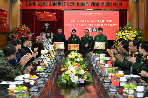 Trao giải Cuộc thi 'Dự đoán kết quả World Cup 2022'