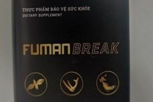 Cảnh báo thực phẩm bảo vệ sức khỏe FUMANBREAK có chứa chất cấm