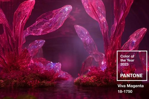 Bắt kịp xu hướng thời trang 2023 cùng Pantone 18-1750 Viva Magenta