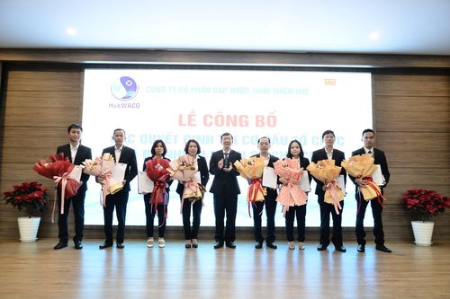 HueWACO thực hiện đột phá về cơ cấu tổ chức, nhân sự