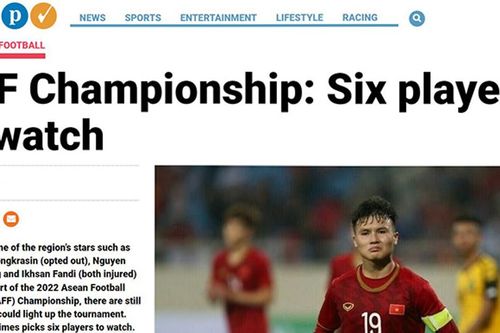 Báo Singapore xếp Quang Hải vào danh sách đặc biệt