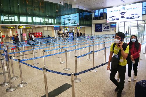 Sân bay Tân Sơn Nhất thông thoáng trong ngày đầu nghỉ Tết Dương lịch 2023