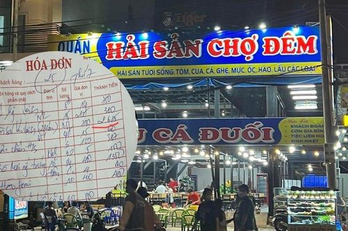 Làm rõ vụ quán ăn ở Vũng Tàu bị phản ánh 'mang thêm món khách không gọi'