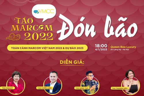 VMCC Táo Marcom 2022 - Đại hội toàn cảnh Marcom Việt Nam 2022 và dự báo năm 2023