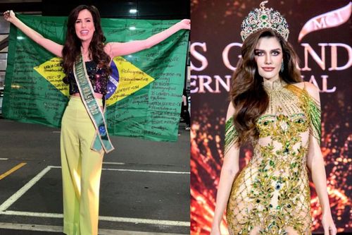 Đại diện Brazil đi thi Miss Universe nhưng viết đầy trên cờ, nhan sắc bị chê không bằng Miss Grand 2022