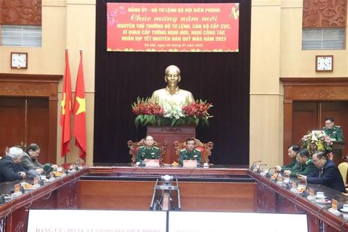 Bộ Tư lệnh BĐBP gặp mặt, chúc Tết cán bộ cấp cao BĐBP đã nghỉ hưu