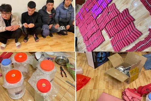 Phát hiện 'cơ sở' sản xuất hơn 80kg pháo ở vùng quê