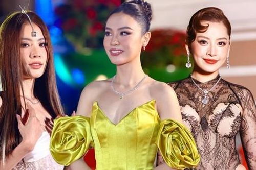 Chi Pu, Puka, Nam Anh đọ sắc 'một chín một mười' trên thảm đỏ Ngôi Sao Xanh 2022