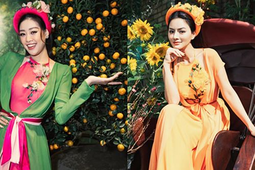 Hoa hậu Khánh Vân, Vũ Thu Phương cùng dàn người đẹp háo hức du xuân