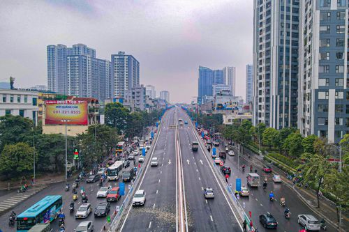 Tuyến đường vành đai gần 10.000 tỷ đồng ở Hà Nội ngày đầu thông xe