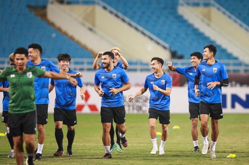 AFF Cup 2022: Tuyển Thái Lan tự tin tập luyện trên sân Mỹ Đình