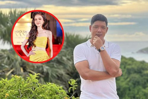 Bình Minh 'đứng hình' vì bị một nàng hậu kém nhiều tuổi gọi chú khi đang trao giải