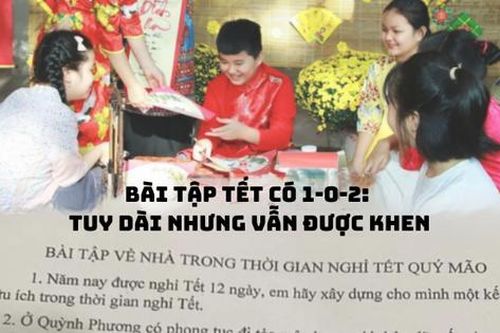 Bài tập Tết thú vị của thầy Hiệu trưởng: Tuy dài nhưng vừa sức, được Gen Z 'ưng cái bụng'