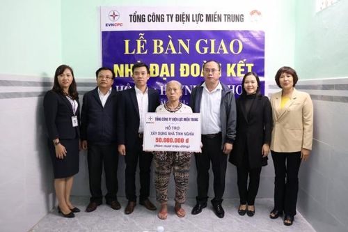EVNCPC hỗ trợ xây dựng 70 căn nhà tình nghĩa ở miền Trung - Tây Nguyên