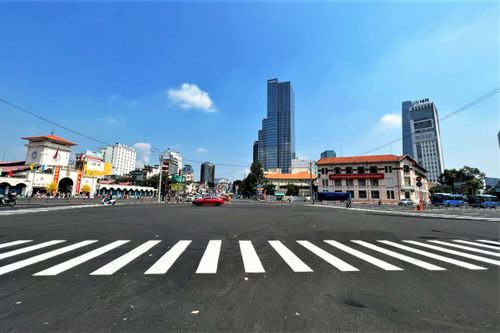Thay đổi giao thông chợ Bến Thành, phố đi bộ Nguyễn Huệ thêm vòng xoay