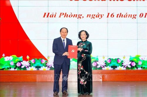 Đồng chí Lê Tiến Châu giữ chức Bí thư Thành ủy Hải Phòng