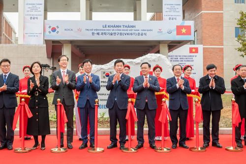 Biểu tượng quan hệ hợp tác Việt-Hàn về khoa học, công nghệ và đổi mới sáng tạo