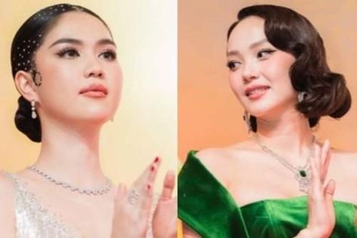 Minh Hằng - Ngọc Trinh khoe sắc trên thảm đỏ công chiếu phim 'Chị Chị Em Em 2'
