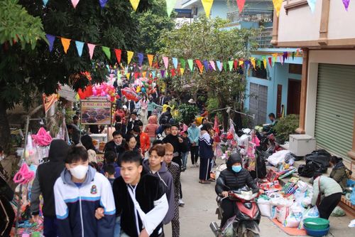 Nhộn nhịp phiên chợ quê cuối năm ở ngoại thành Hà Nội