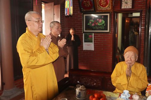 Thái Bình: Khánh tuế Trưởng lão Hòa thượng Thích Thanh Dục - Phó Pháp chủ GHPGVN trước thềm năm mới