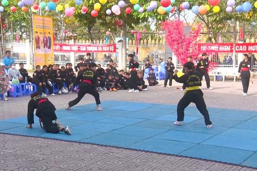 Tri Tôn tổ chức Hội thi võ thuật mừng Xuân