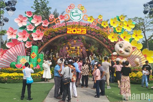 Du khách nườm nượp về Cần Thơ du xuân ngày mùng 4 Tết