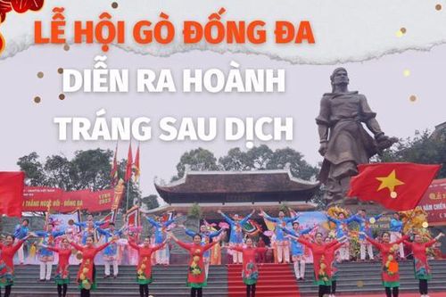 Hàng ngàn người dân dự lễ khai hội gò Đống Đa Xuân Quý Mão 2023