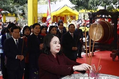 Quyền Chủ tịch nước dự Lễ kỷ niệm 1983 năm khởi nghĩa Hai Bà Trưng