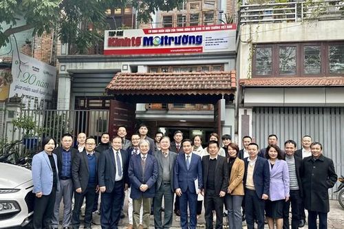 Chủ tịch VUSTA gặp mặt đầu Xuân Quý Mão 2023 tại Tạp chí Kinh tế Môi trường