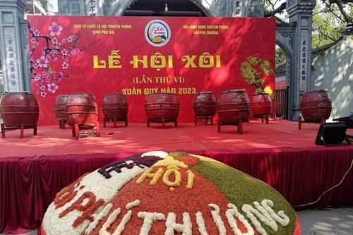 Khai mạc lễ hội truyền thống xôi Phú Thượng lần thứ VI