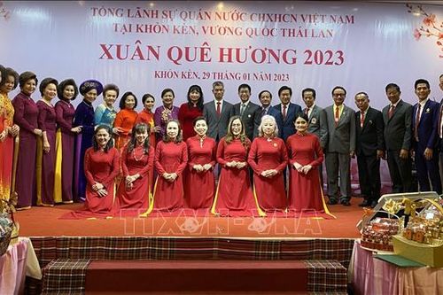 Hân hoan không khí đón Tết quê hương tại Khon Kaen, Thái Lan