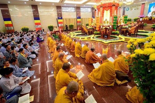 Tán đàn Pháp hội Dược Sư 'Tiêu tai diên thọ, kỳ quốc thới dân an' tại Việt Nam Quốc Tự