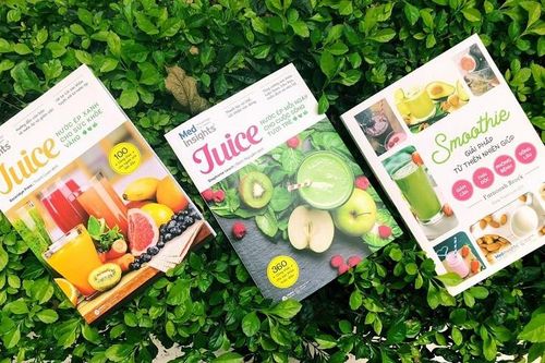 Bộ sách nổi tiếng về làm nước ép và sinh tố tốt cho sức khỏe
