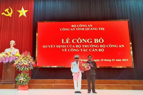 Công an tỉnh Quảng Trị có Phó Giám đốc mới