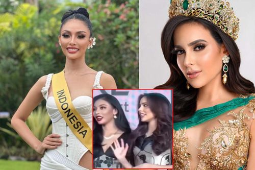 Lộ clip 2 nàng Á hậu của Miss Grand 2022 hất tay ở sự kiện, ngài Nawat biết được chắc buồn?