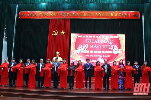 Khai mạc Hội báo Xuân Quý Mão 2023 tại huyện Quảng Xương