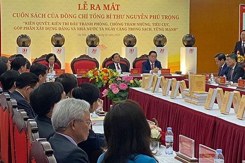 Ra mắt cuốn sách của Tổng Bí thư về phòng, chống tham nhũng, tiêu cực