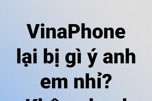 Mạng Vinaphone đang bị mất sóng?