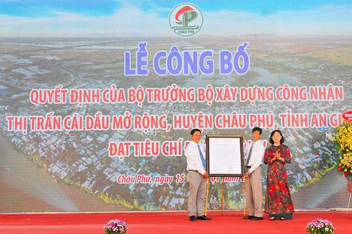 Xây dựng thị trấn Cái Dầu xứng tầm đô thị loại IV