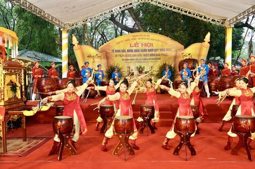 Khai mạc Lễ hội 'Tế khai sắc, Rước khai Xuân' năm Quý Mão 2023